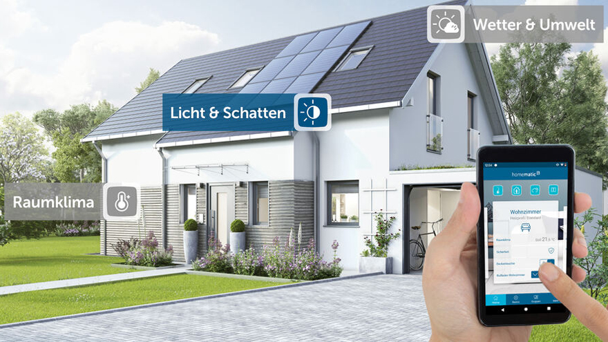 Smart Home mit intelligenten Sonnenschutz